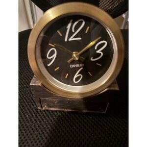 Danbury Brass Finish Clock 2 pcs new in box no engravings